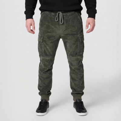 Pantalon moto cargo Heritage en velours pour homme
